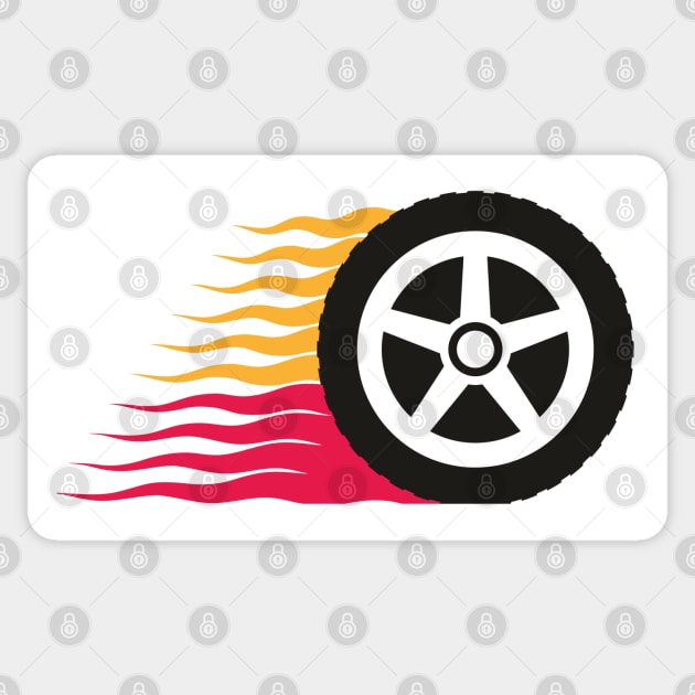 Wheel Sticker by Dojaja